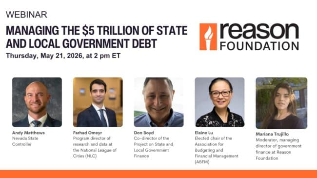 Webinar: How State and Local Governments Can Manage Their $5 Trillion in Debt
